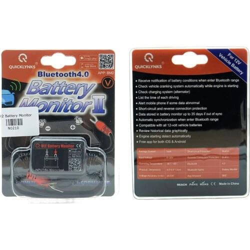 Bluetooth 12V Battery 4.0 Car Battery Monitor Tester Diagnostic Tool For Android IOS Iphone Digital Analyzer Battery Measurement