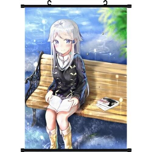 Coscase Japanese Anime A Sisters All You Need Kani Nayuta & Miyako Shirakawa Home Decor Wall Scroll Poster Decorative Picture