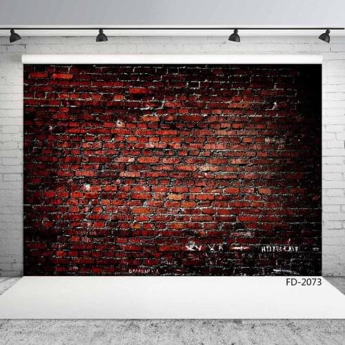 Photography Backgrounds Retro Brown Brick Wall Vinyl Cloth Photo Backdrops Fond Studio Photo Children Baby Portrait Photophone