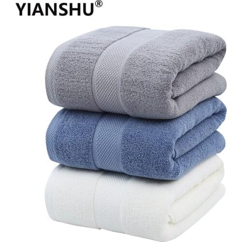70x140cm Adult 100% Cotton Bath Towel Strong Water Absorption Soft Comfortable Bathroom Face Towel Sets 3 Colors Solid Towels