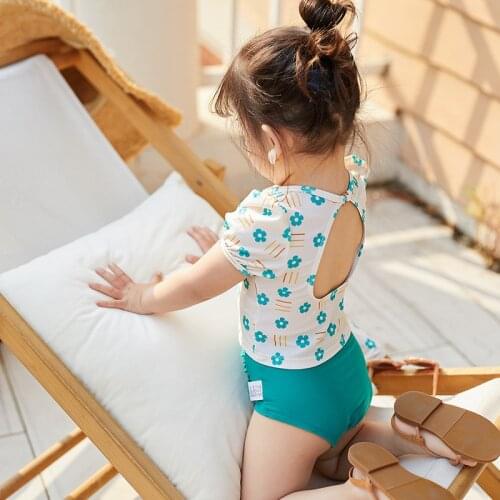 3PCS Summer Elegant Baby Girls Bikini Swimwear Children Toddler Baby Girls Hawaii Beach Backless Cute Swimming Costume