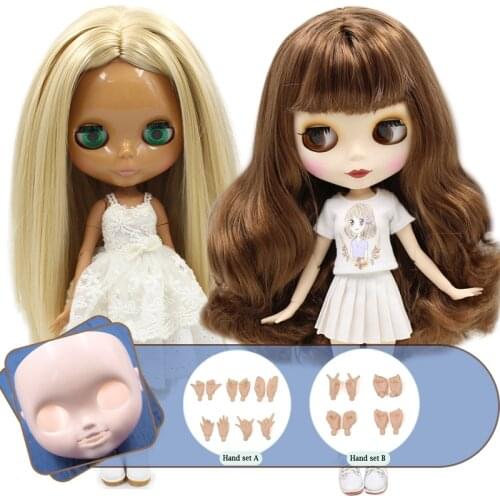 ICY DBS Blyth Doll Joint Body Carveed Lips Face Panel & Hand Set As Gift on Sale 1/6 BJD Ob24 Anime girl