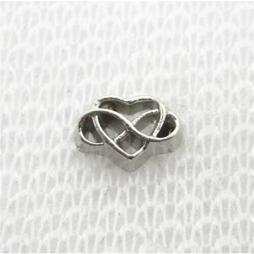 Hot selling 20pcs/lot Infinity Heart Floating Charms Living Glass Memory Floating Lockets DIY Jewelry Charms