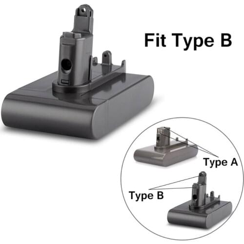 22.2V 12800mAh ( Only Fit Type B ) Li-ion Vacuum Battery for Dyson DC35, DC45 DC31, DC34, DC44, DC31 Animal, DC35 Animal &12.8Ah