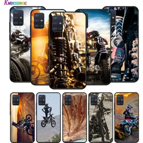Silicone Soft Cover Motocross dirt bikes for Huawei P40 P30 P20 Lite E Pro P Smart Z Plus 2019 P10 P9 Lite Phone Case
