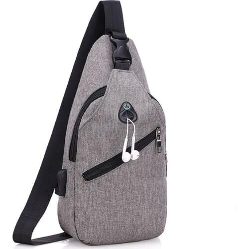 Anti-theft Chest Bag Male Thin Chest Pack Holster Men Bag Sling Personal Pocket Pauch Purse Man Cross Body Strap Hand Bag KL1027