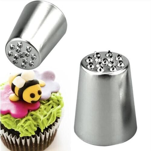 1PC Cake Grass Cream Decorating Tips Set Nozzle Cupcake Head Cake Decorating Tools Pastry Tools Stainless Steel Piping Icing