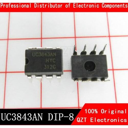 10PCS UC3843 DIP8 UC3843B UC3843BN DIP 3843 UC3843AN DIP-8 new and original IC Chipset