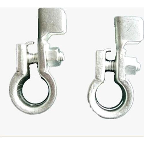 2PCS Copper Plated Tin Car Battery Pile Connector Battery Pile Head (POS 19MM, NEG 17MM)