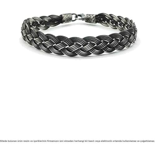 Silver Kazaziye Hand Job Male Bracelet