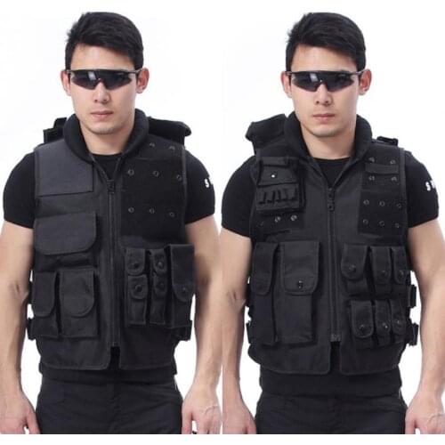 Molle Tactical Black Vest Cs Vest Swat Protective Equipment Genuine Mans Tactical Vest ,bulletproof Vest Model