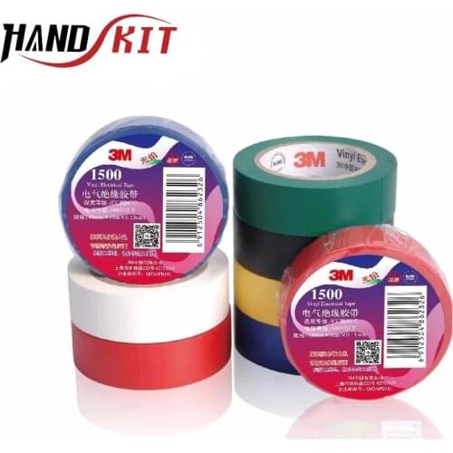 HANDSKIT 10 Meter Heat-resistant Flame Retardant Tape Coroplast Adhesive Cloth Tape For Car Cable Harness Wiring Loom Protection