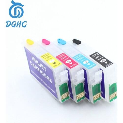 T1281-T1284 Refillable Ink Cartridge For Epson S22 SX125 SX130 SX235W SX420W SX440W SX430W SX425W SX435W SX438 SX445W BX305F