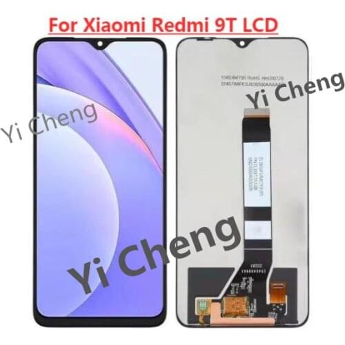 AAA+ Original For Redmi 9T LCD Display+Touch Screen Panel Digitizer Assembly with Frame For Redmi 9T J19S M2010J19SG LCD