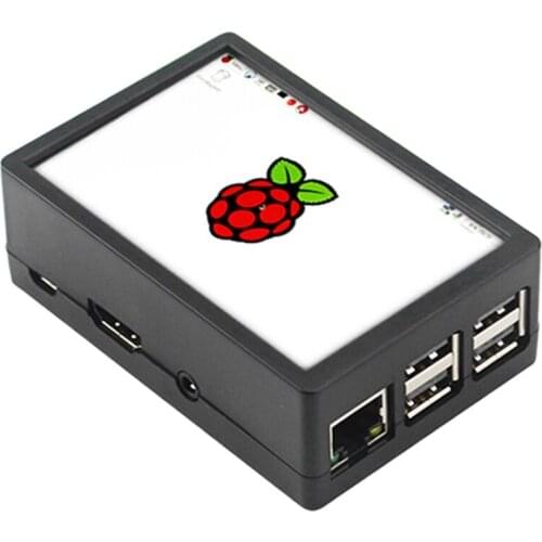 3.5 Inch Tft Lcd Press Screen with 480X320 Resolution Abs Case + Press Pen Compatible for Raspberry Pi 2B/3B