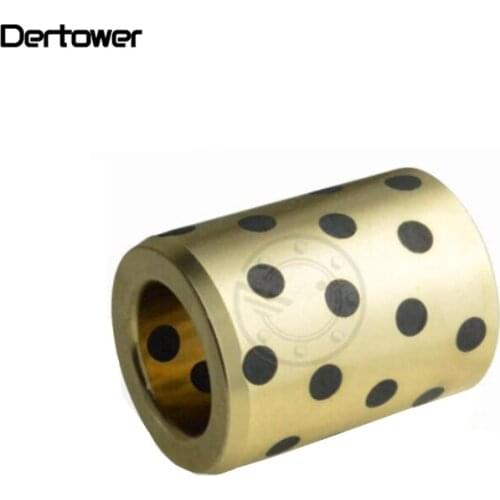 1PC LM4 LM5 LM6 LM8 LM10 UU Linear Graphite Copper Set Copper Bushing Oil Self-lubricating Bearing JDB 8 15 24 3D Printed Parts