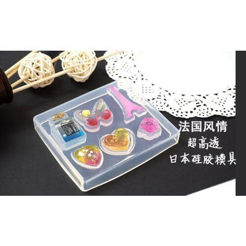 1PC butterfly Pendant DIY Transparent UV Resin epoxy Silicone Combination Molds for DIY Making Finding Accessories Jewelry