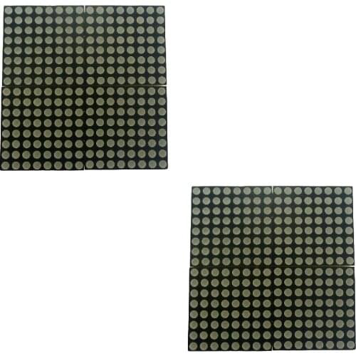 2x Mini 16x16 Matrix Red LED Display 1.9MM Dot Module MCU SPI Board For Arduino UNO MEGA2560 DUE NANO LEONARDO MICRO STM32 AVR