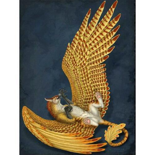 Diamond painting animal wings icon handmade cross-stitched square landscape 5d diamond mosaic crafts decoration