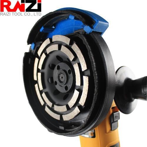 Raizi 115/125/180 mm Diamond Grinding Disc for Concrete Double Row Segment Abrasive Saw for Angle Grinder Grinding Cup Wheel