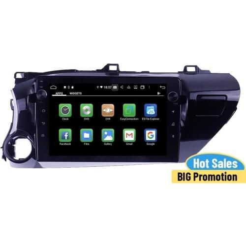 Carplay Car Radio 2 Din Stereo With Control Receiver Bluetooth Android For Hilux 2016 2017 2018 GPS Player Navigation Audio Unit