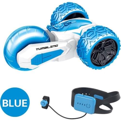 Kids 2.4G Gesture Sensor 3CH Drift Stunt RC Car 360 Degree Roll Flip Robot Toy