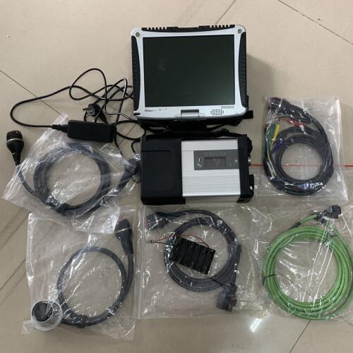Diagnostic tool mb star c5 + 2020.12 software newest version 320gb hdd + cf19 laptop full set ready to use 2 years warranty