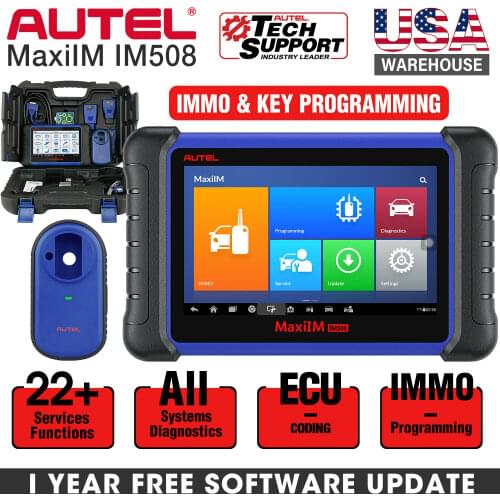 Autel IM508 XP400PRO Key Programming Tool Diagnostic Scanner with IMMO OE-Level All System Diagnosis Oil Reset EPB SAS BMS DPF