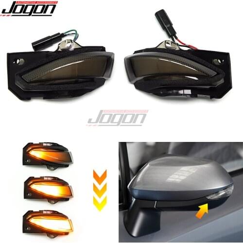 For Toyota Corolla Sport 2019 2020 Sienta XP170 Yaris XP210 LED Dynamic Turn Signal Light Rear View Mirror Sequential Lamp