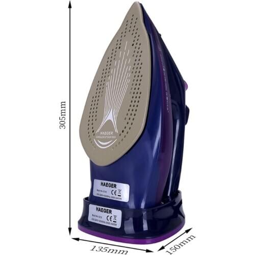2400W Electric Steam Iron 5 Speed Adjust for Garment Steamer Generator Clothes