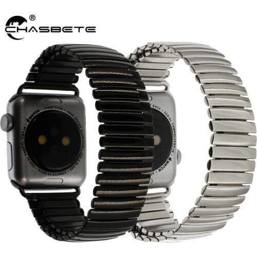 IWatch Apple Watch 38mm 42mm / Sport / Edittion Strap Series 4/3/2/1 Stainless Steel Watch Band Loop Wrist Belt Strech Bracelet