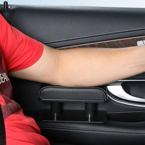 Leather Universal Arm Rest Box Car Armrest Accessories Cushion For Auto Elbow Support Interior Parts Accessories