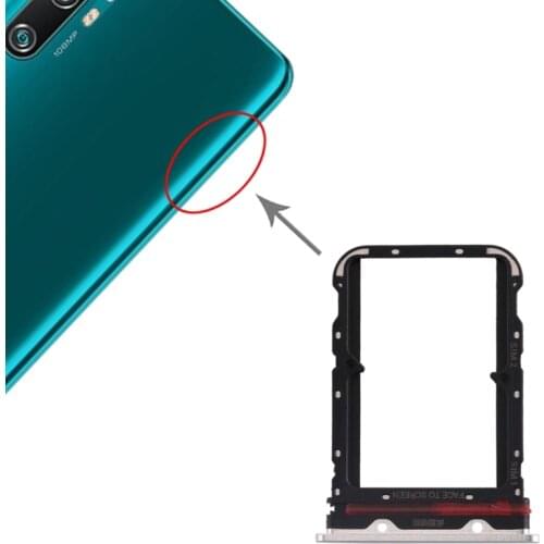 SIM Card Tray + SIM Card Tray for Xiaomi Mi CC9 Pro/Mi Note 10/Mi Note 10 Pro/Mi Note 10 Lite