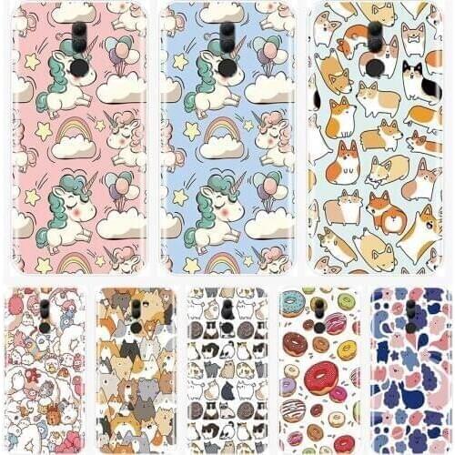 Cute Unicorn Soft TPU Silicone Case For For Huawei Mate 7 8 9 10 20 30 Lite Back Cover For Huawei Mate 9 10 20 Pro Phone Case