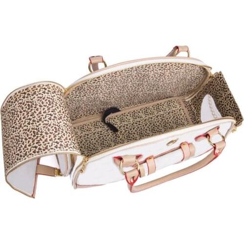 Fashion PU Leather Pet Dog Carrier Handbag Carriers Puppy Cat Tote Bag Outdoor Travel Walking Hiking Teddy Dropshipping FYB01