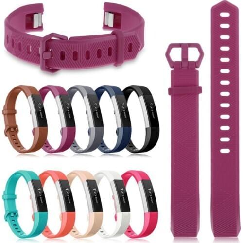 Fashion Watch Straps Replacement Silicone Soft Sports Watch Band Strap Bracelet for Fitbit Alta HR