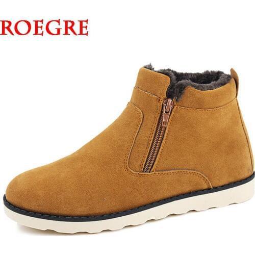 Hot sale Men Snow Boots Winter Inexpensive Shoes Fashion Non-slip Warm Boots Man Sneakers Ankle Boots Men Winter Boots Plus Size