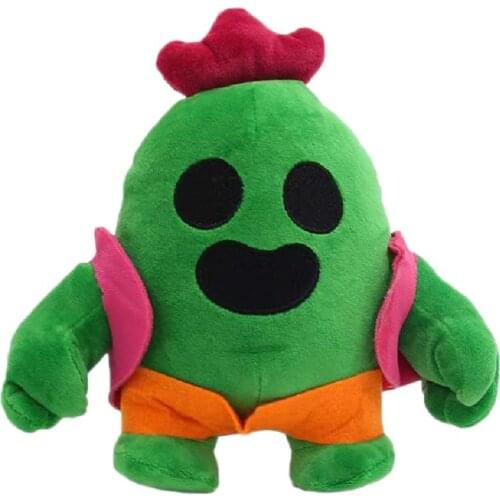 Cactus Plush Doll 20Cm Animation Game STAR and Spike, Stuffed Model Plush Doll Soft Cactu