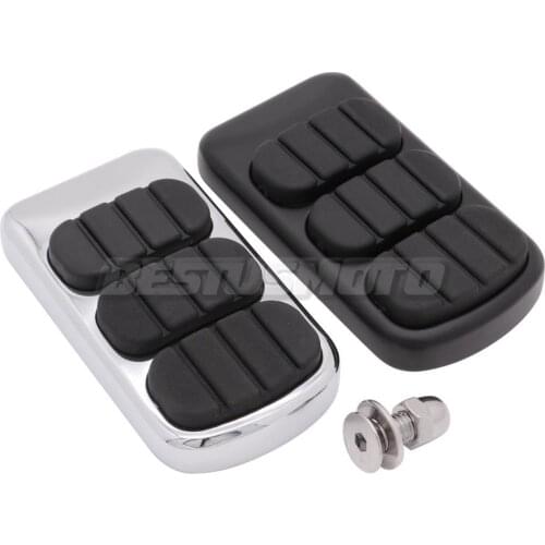 Motorcycle Brake Pedal Cover Rubber Pad For Harley Street Electra Tour Road Glides Road Kings FL Softail Dyna Switchback Models