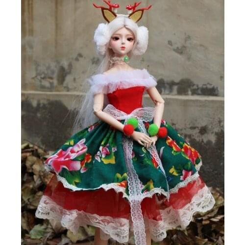 Christmas dolls ＳＤ doll 60cm BJD female jointed body by hand make up