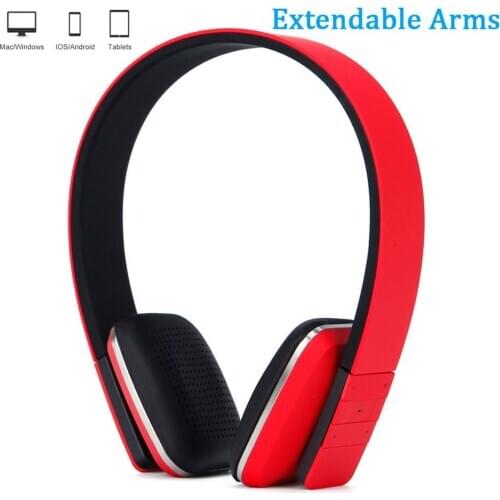Noise Cancelling Wireless Bluetooth Headphone Built-in Microphone Stereo Handsfree Headset for Samsung iPhone Xiaomi Motorola