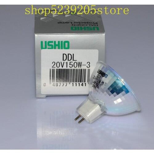 USHIO DDL 20V150W-3 Microscope bulb USHIO 20v 150w-3 Halogen lamp Shadowless inspection lamp Cold light source lamp cup
