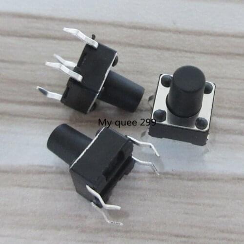 100Pcs 6*6*8mm 4pin Quality Mini Micro Momentary Tactile Push Button Switch G08 Drop ship