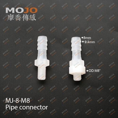 2020 Free shipping!!MJ-8-M8 straight nozzle connector (100PCS/LOTS)