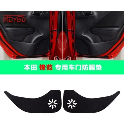 For Honda City 4pcs Car Inside Door Cover Pad Scratch Protection Anti Kick Pad Car Interior