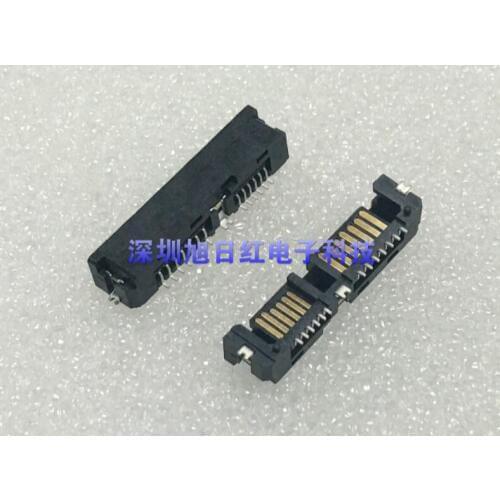 7+6P 13PinSATA hard disk interface male socket connector 90 degrees SMD