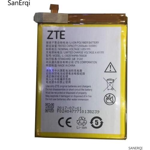 Li3925T44P6h765638 2500mAh Battery For ZTE BLade V8 Lite 5.0-inch Mobile Phone Batteries Battery