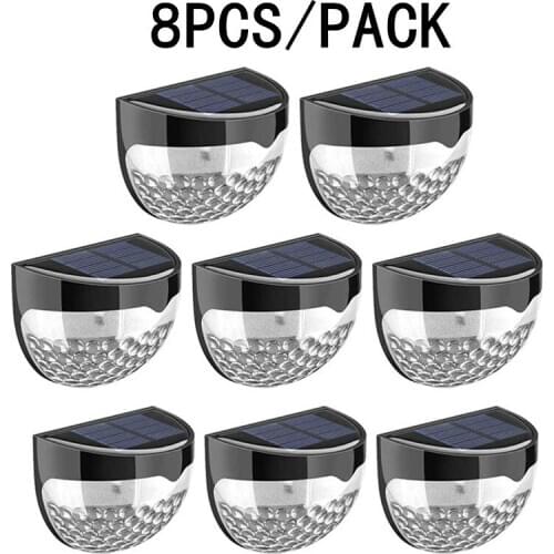 Wireless Solar Fence Lights, Decorative Lights LED Garden Lights, Waterproof Solar Lights Outdoor Lights for Patio, Yard