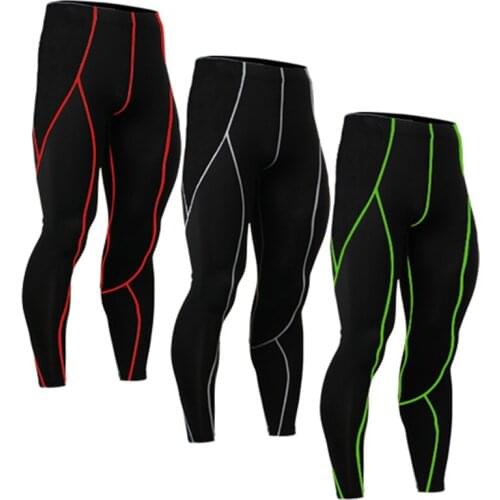 BJJ MMA Jogging Leggings Running Compression Pants Quik Dry Football Trousers Training Sport Yoga Sweatpants Gym Workout Tights
