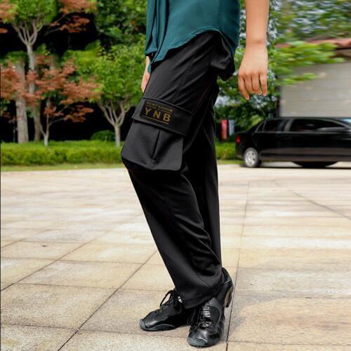 New Latin Dance Pant Adult Pocket Trousers ChaCha Salsa Dance Clothes Practice Competition Dresses Pant Ballroom Dance Pant 1422